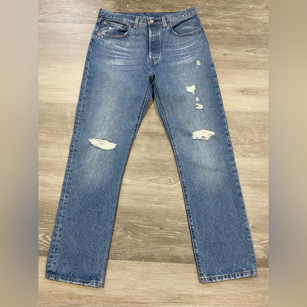 Levi's Blue Straight Leg Women's Jeans